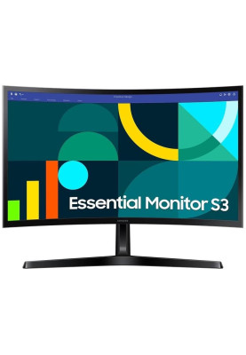 Samsung Монітор 23.8" S24D366 D-Sub, HDMI, VA, 100Hz, 4ms, CURVED