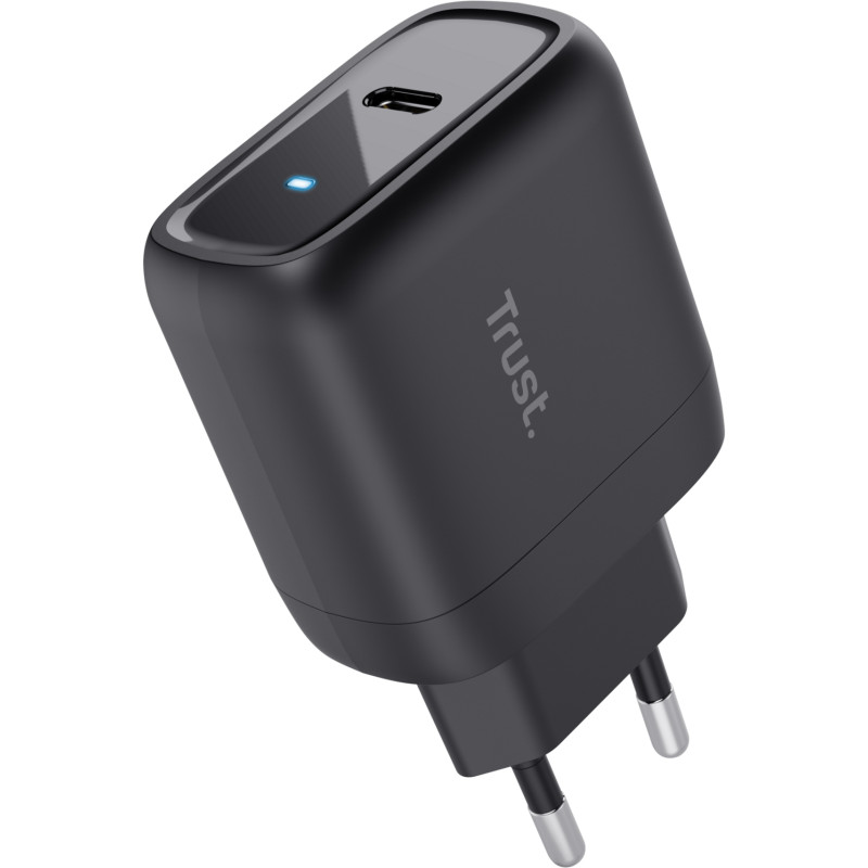 Trust Зарядний пристрій мережевий Maxo 45Вт, USB-C PD, чорний