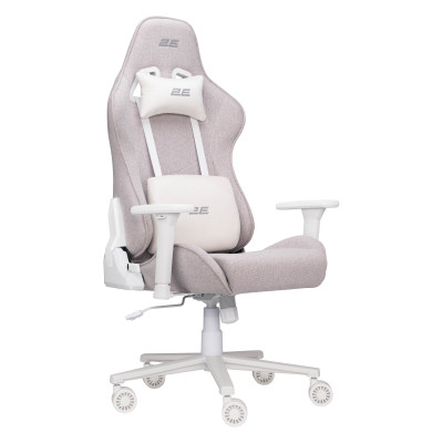 2E Gaming Крісло BUSHIDO II WE, тканина, 3D-Armrests, бежевий світлий