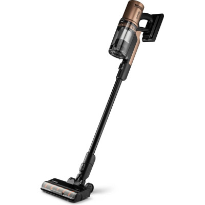 Gorenje Пилосос Gorenje бездротовий, 125Вт, конт пил -0.6л, автон. робота до 60хв, HEPA, підсвічування, індикатор, турбощітка, бронзовий