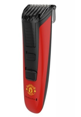 Remington Тример Beard Boss Manchester United, для бороди і вусів, акум., роторний мотор, насадок-1, сталь, червоний