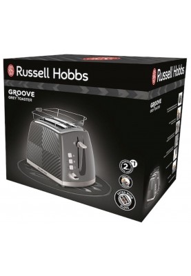 Russell Hobbs Тостер 26392-56 Groove, сірий