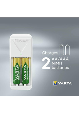 VARTA Зарядний пристрій Varta Mini Charger 2хNI MH AA2100 мА•рік
