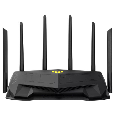 ASUS Маршрутизатор TUF-AX6000 4xGE LAN 1x2.5GE LAN 1x2.5GE WAN 1xUSB3.2 MU-MIMO OFDMA MESH gaming AURA RGB
