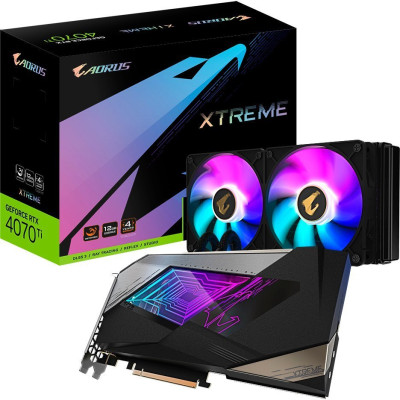 Gigabyte Відеокарта GeForce RTX 4070 Ti 12GB GDDR6X AORUS XTREME WATERFORCE