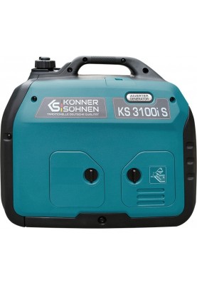 Könner & Söhnen Генератор бензиновий інверторний KS 3100i S, 230В, 3.1кВт, ручний тартер, 21.5кг