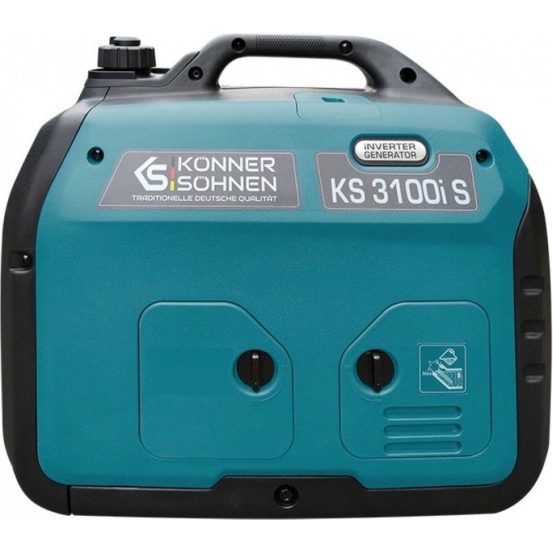 Könner & Söhnen Генератор бензиновий інверторний KS 3100i S, 230В, 3.1кВт, ручний тартер, 21.5кг