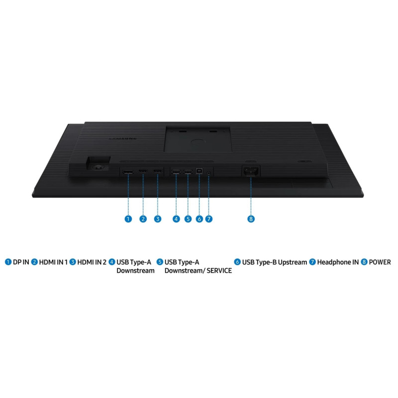 Samsung Монітор 23.8" S24D400 2*HDMI, DP, USB, IPS, 100Hz