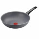 Tefal Сковорода ВОК Hard Stone,28см, алюміній, бакеліт, сірий