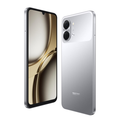 TECNO Смартфон Spark Go 3 (KM3) 6.75" 4/64ГБ, 2SIM, 5000мА•год, Titanium Grey