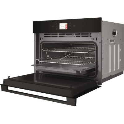 Whirlpool Духова шафа електрична компактна, 53л, дисплей, конвекція, ф-ція мікрохвиль, чорний