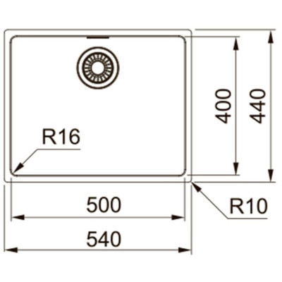 Franke Кухонная мийка Maris MRX 210-50/127.0598.747