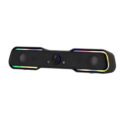 2E Акустична система (саундбар) PCS101 RGB, 2.0, USB, Black