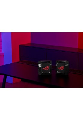 ASUS Маршрутизатор ROG Rapture GT6 2PK black AX10000 3xGE LAN 1x2.5GE WAN 1xUSB 3.2 g1 WPA3 OFDMA MESH