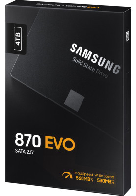Samsung Накопичувач SSD 2.5" 4TB SATA 870EVO