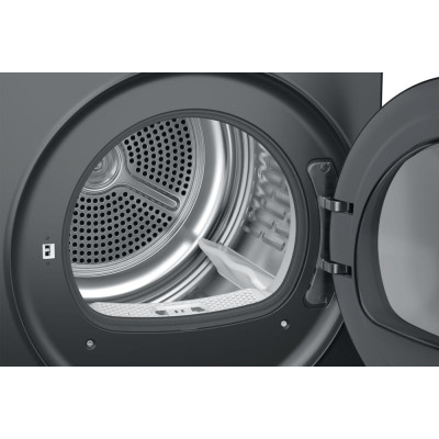 Haier Сушильна машина тепловий насос, 9кг, A+++, 59,5см, дисплей, пара, cріблястий