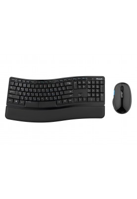 Microsoft Комплект Comfort Desktop Sculp 104key, WL, EN/UKR/RU, Чорний