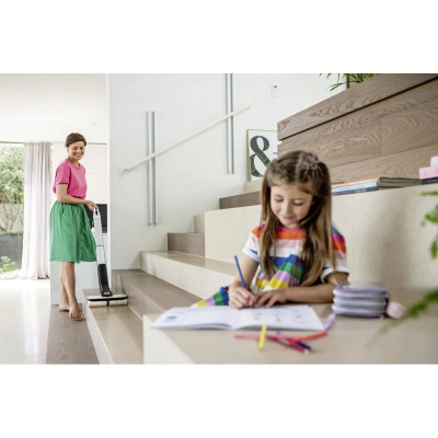 Karcher Підлогомийна машина FC 4-4 Battery Set, 460Вт, вода -0.4л, вага-3.4кг, білий Karcher Підлогомийна машина FC 4-4 Battery Set, 460Вт, вода -0.4л, вага-3.4кг, білий