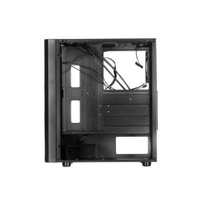 2E Gaming Корпус Turbo G2057B без БЖ 2xUSB3.0, 1xUSB2.0, 1x200мм, ARGB, 3x120мм ARGB, VGA 345мм, LCS ready, HUB, TG Side Panel, ATX, чорний