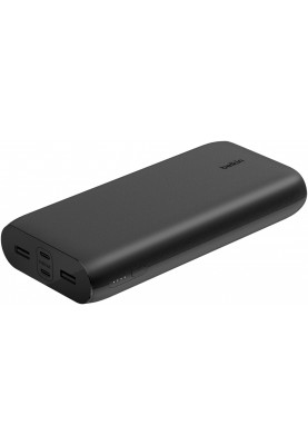 Belkin Акумулятор портативний літій-іонний Power Bank 26000мА·рік, 32Вт, USB-A/USB-C PD PPS, чорний