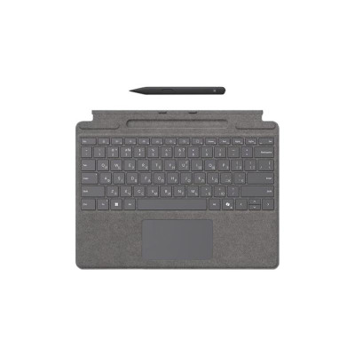 Microsoft Surface Клавіатура для планшета Surface Pro 8 - 11, Pro X зі стілусом, платинова