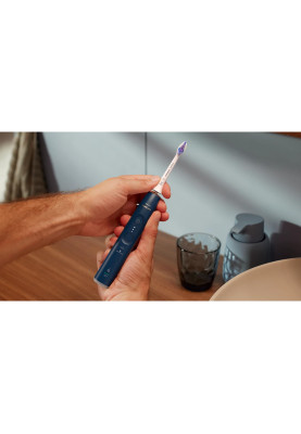 Philips Щітка зубна електр., Sonicare 6100 Series, 62т. колів/хв, насадок-1, футляр, синій