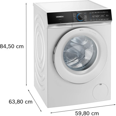 Siemens Пральна машина Siemens фронтальна, 10кг, 1600, A, 60см, дисплей, білий
