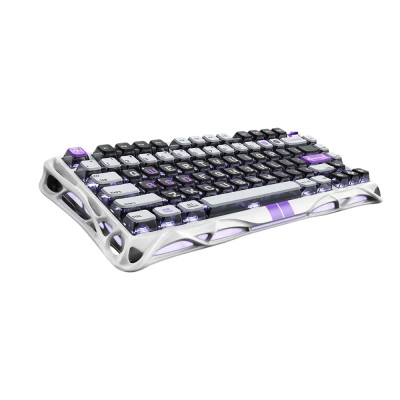 GravaStar Клавіатура механічна Mercury V75 80keys, Magnetic Jade Pro, 8K, USB-A, RGB, Mecha Gray
