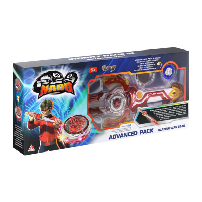 Infinity Nado Дзиґа VI серія Advanced Pack Blazing War Bear Палаючий Бойовий Ведмідь