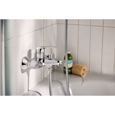 Grohe Змішувач для ванни Swift довж. виливу - 168мм, неповоротний, 1 важіль, хром