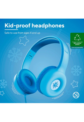Trust Навушники Nouna Headphones mini-jack, Mic, Синій