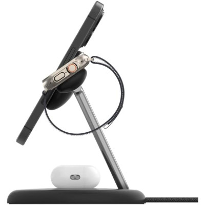 Belkin Зарядний пристрій бездротовий 3в1 Magnetic Qi2 15Вт, чорний