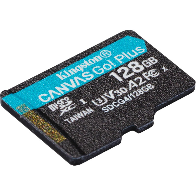 Kingston Карта пам'яті microSD 128GB C10 UHS-I U3 A2 V30 R200MB/s
