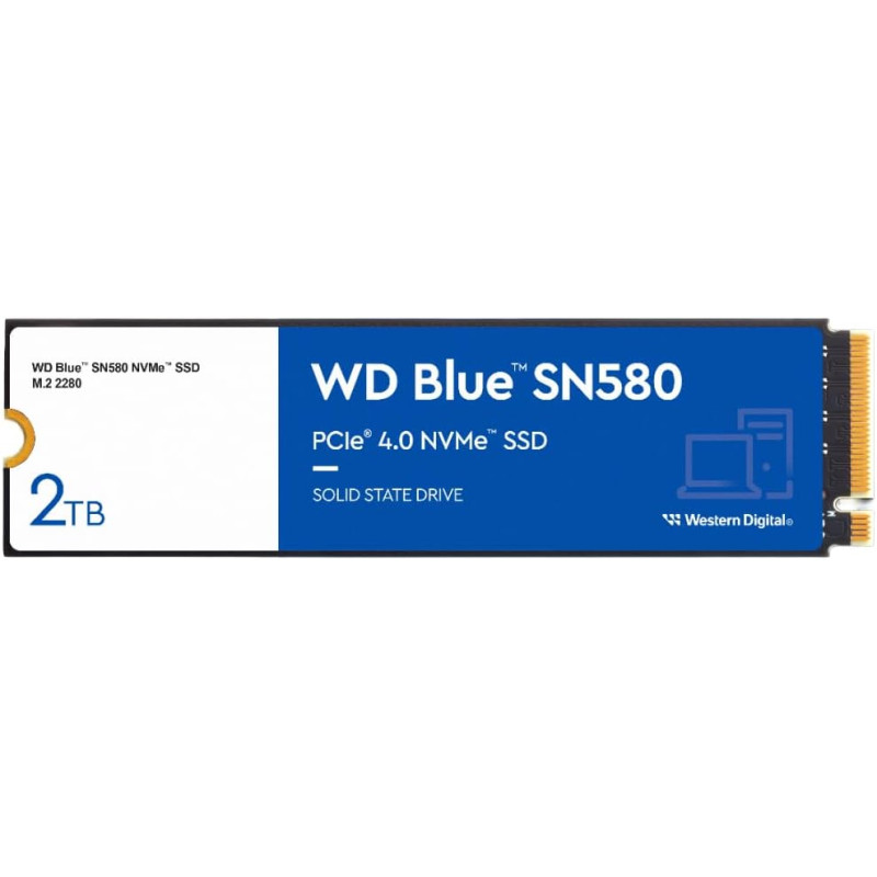 WD Накопичувач SSD WD M.2 2TB PCIe 4.0 Blue SN580