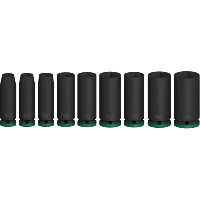 Bosch Набір ударних торцевих головок Professional Deep 9шт 1/2"