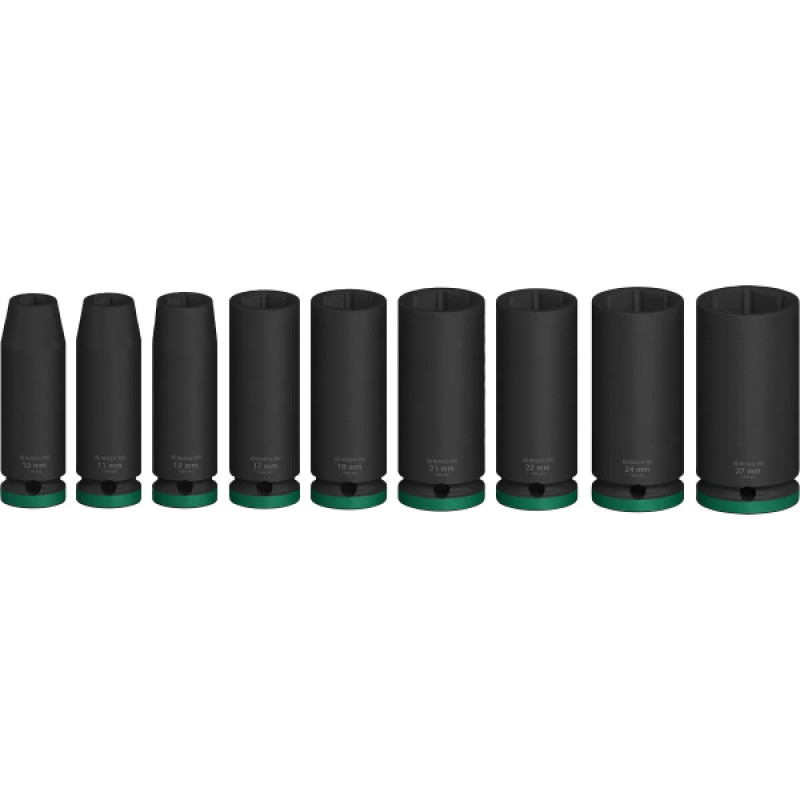 Bosch Набір ударних торцевих головок Professional Deep 9шт 1/2"