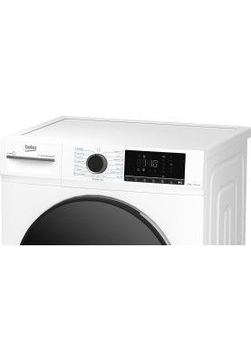 Beko Прально-сушильна машина Beko фронтальна, 7(5)кг, 1400, D, 52см, дисплей, інвертор, пара, білий