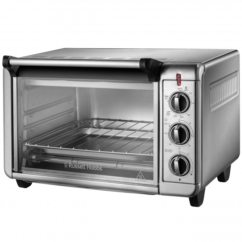 Russell Hobbs Піч електрична Air Fry Mini Oven, 12.6л, 1500Вт, механіч., гриль, конвенція, сіра