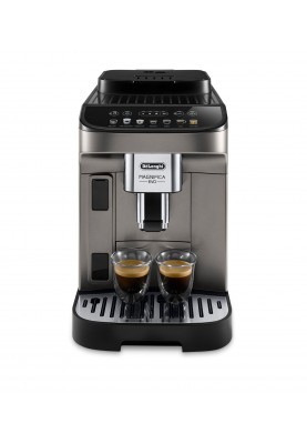 Delonghi Кавомашина Magnifica Evo, 1.8л, зерно+мелена, автомат.капуч, дисплей, авторецептів -7, графіт