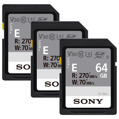 Sony Карта пам'яті SDXC 64GB C10 UHS-II U3 V30 R270/W45MB/s