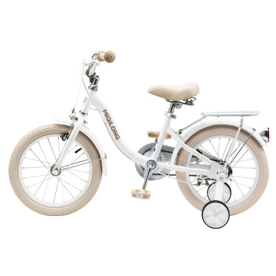 Miqilong Дитячий велосипед LS 16" білий