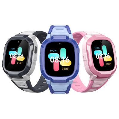 Mibro Дитячий годинник-телефон P6, 1.4", 240x280, GPS, 2MP, 900мА·год, 2АТM, сірий Mibro Дитячий годинник-телефон P6, 1.4", 240x280, GPS, 2MP, 900мА·год, 2АТM, сірий