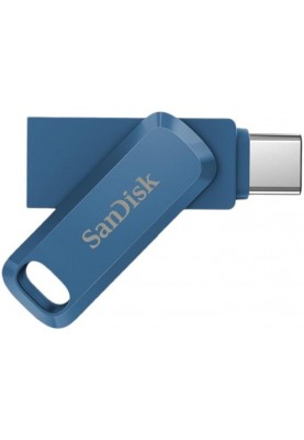 SanDisk Накопичувач 64GB USB-Type C Ultra Dual Drive Go Navy Blue