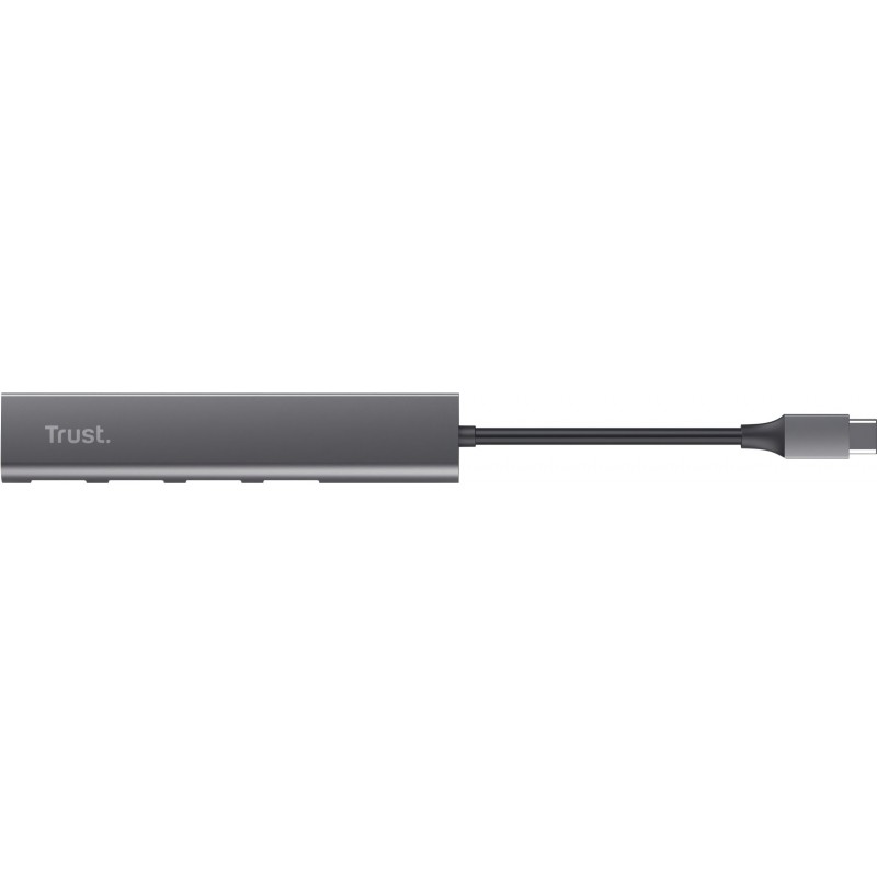 Trust USB-хаб Halyx Type-C to 4-Port USB-A 3.2 Grey