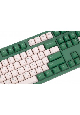 Akko Клавіатура механічна 3108 DS Matcha Red Bean 108Key, CS Blue V2, USB-A, EN/UKR, No Led, Зелений