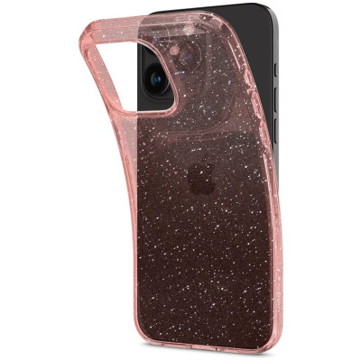 Spigen Чохол для Apple iPhone 15 Pro Liquid Crystal Glitter, Rose Quartz