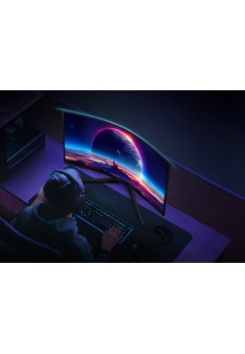 Samsung Монітор 27" Odyssey G55C 2xHDMI, DP, VA, 2560x1440, 165Hz, 1ms