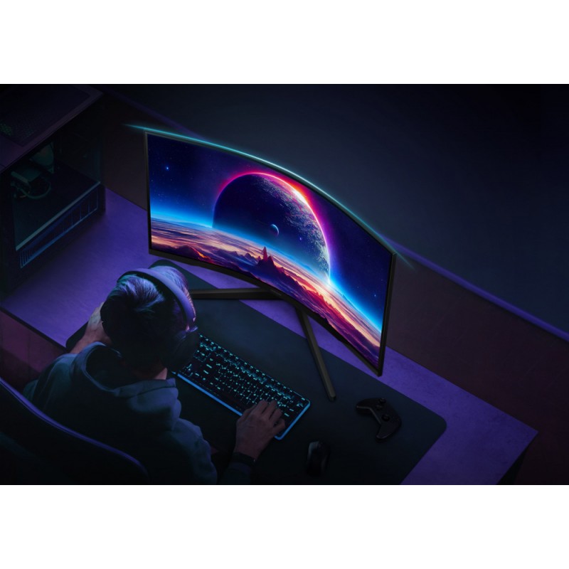 Samsung Монітор 27" Odyssey G55C 2xHDMI, DP, VA, 2560x1440, 165Hz, 1ms