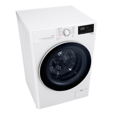 LG Пральна машина фронтальна, 10,5кг, 1400, A+++, 57см, дисплей, пара, інвертор, білий