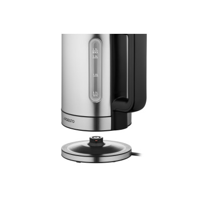 ARDESTO Електрочайник EKL-FD700SS 1.7л/2200Вт/strix контроль/нерж. сталь/підтримка температури/сріблястий